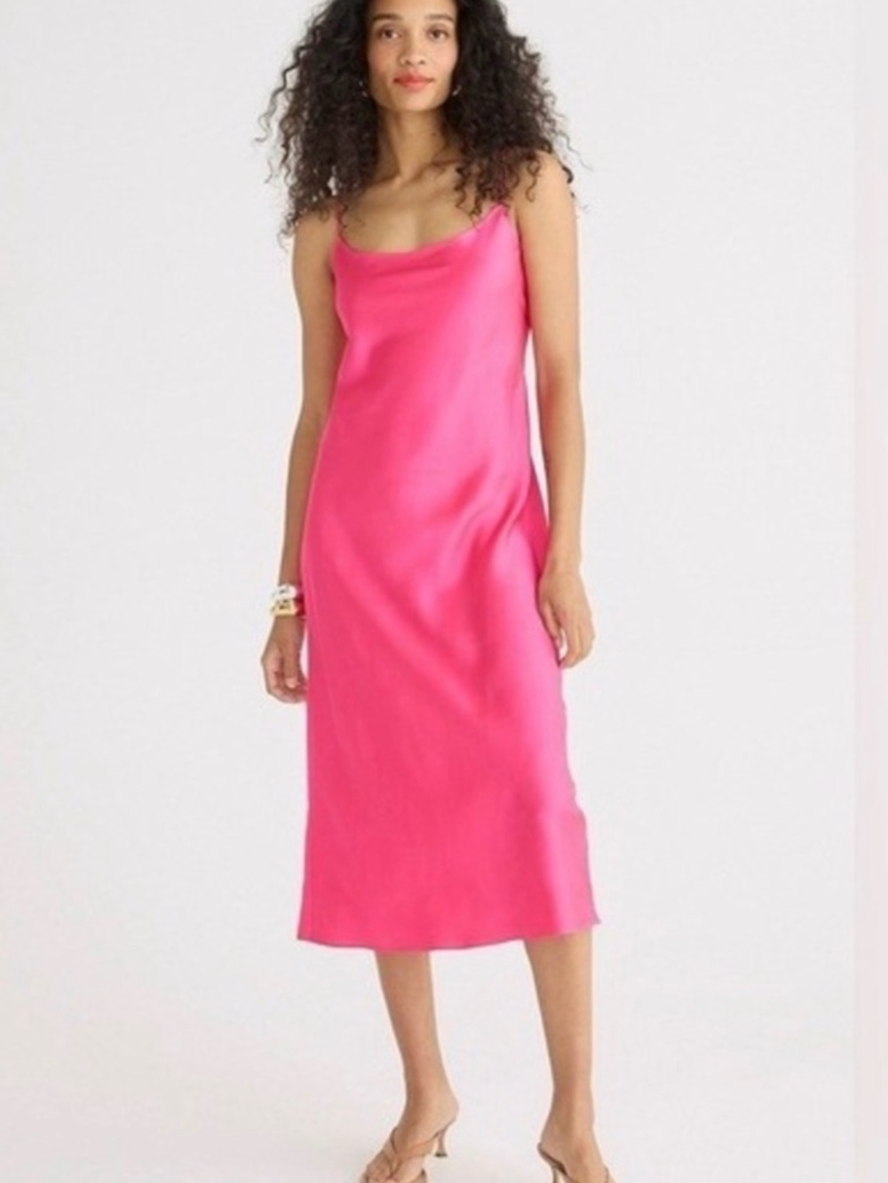 NWT J.Crew Gwyneth Slip Dress Fuchsia Pink sz 6